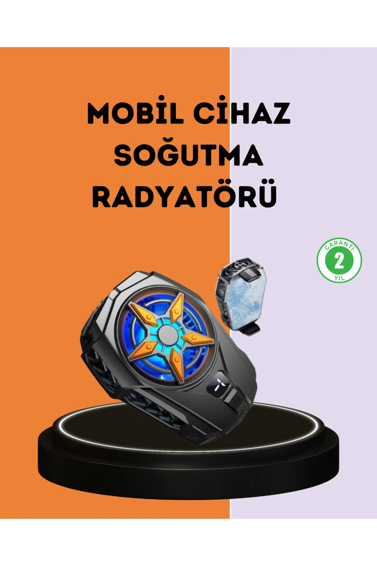 Evrensel Uyumlu Type-C Şarjlı Cep Telefonu Radyatörü