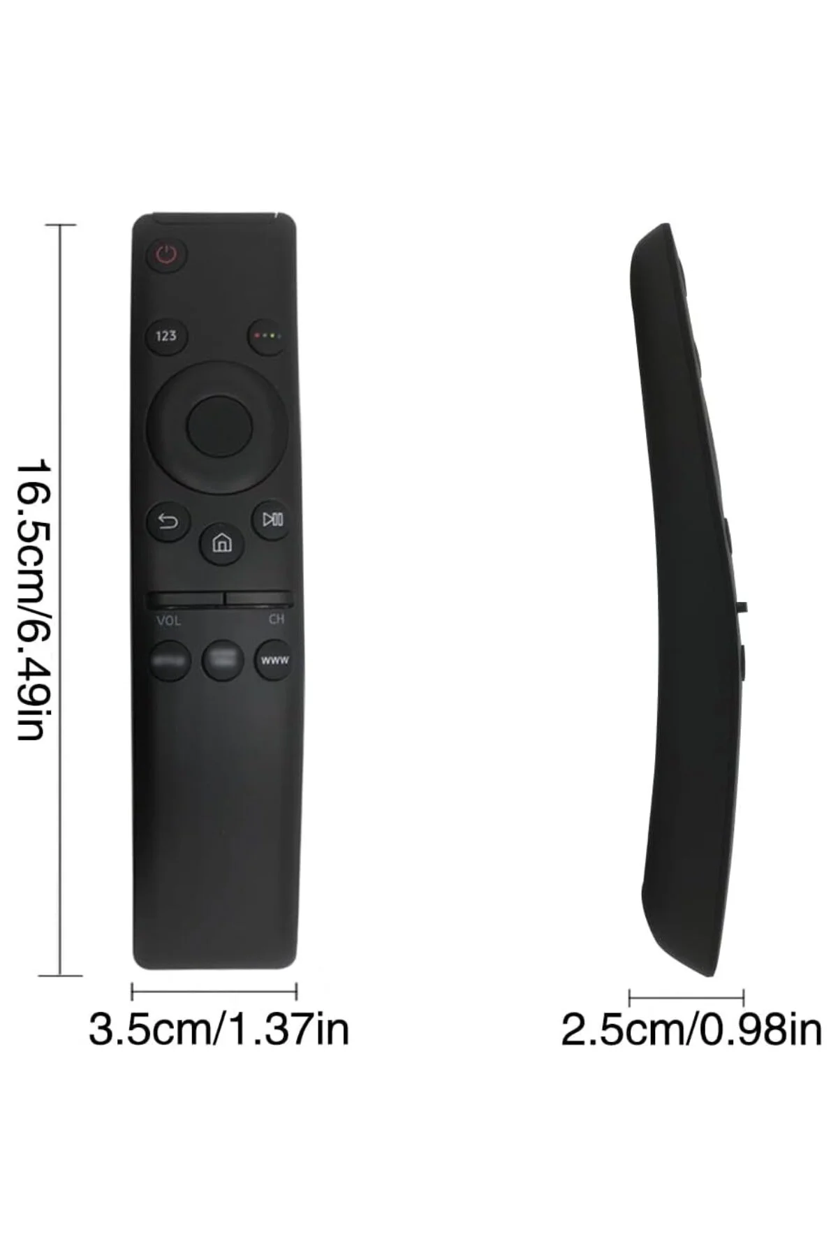 Evrensel uzaktan kumanda 4K LED LCD QLED HDTV – yapılandırma gerektirmez, Samsung uzak
