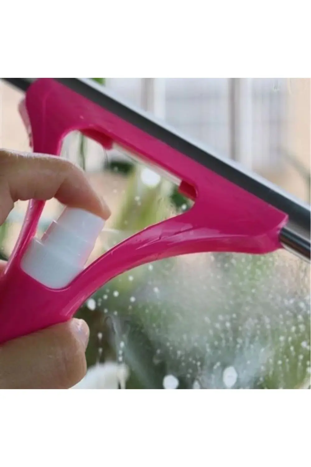 Evyora® Pratik Spreyli Cam Sil Pencere Ayna Tezgah Duşakabin Temi