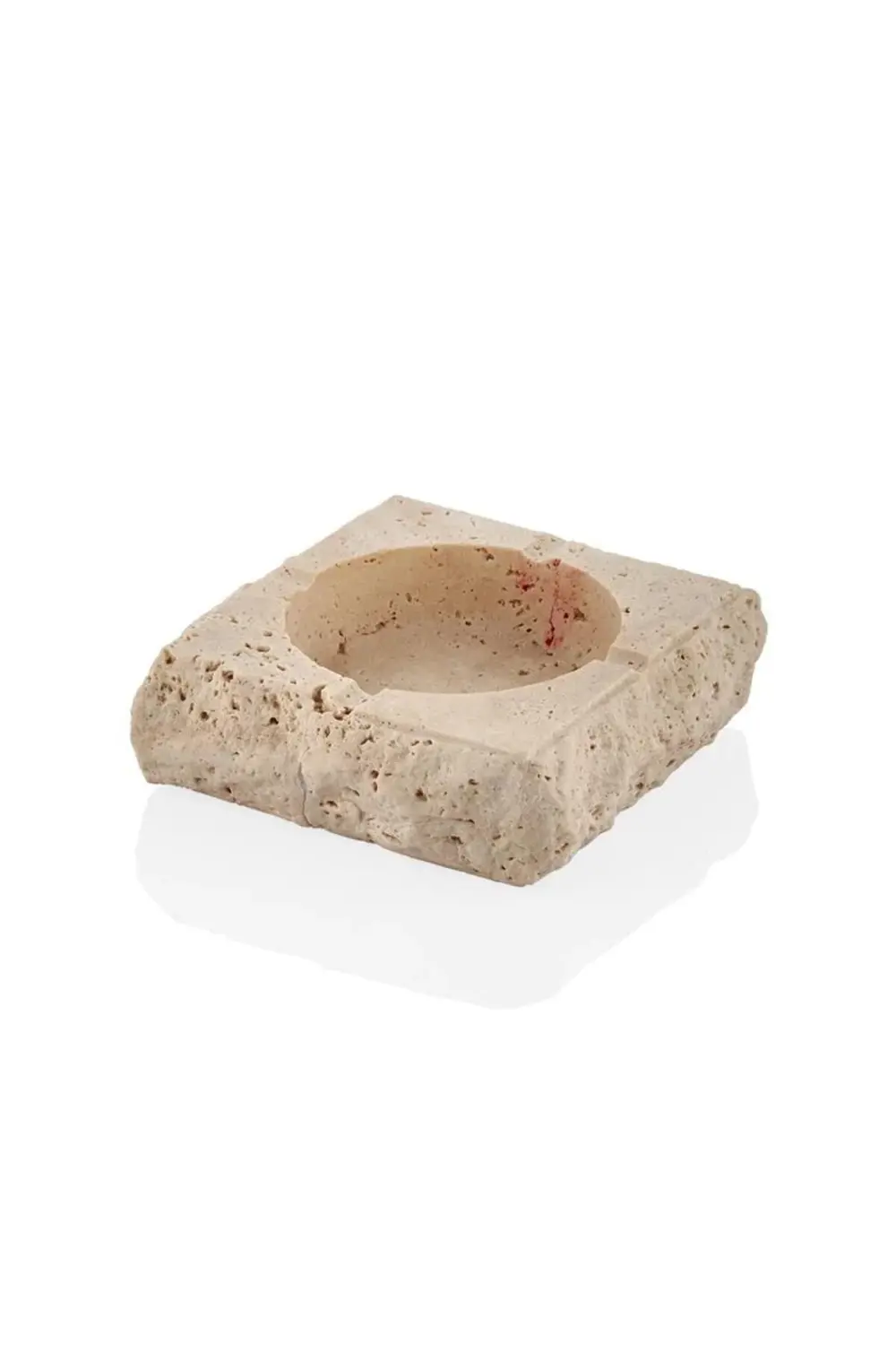 EVZA KREM TRAVERTEN KARE KÜLLÜK 13CM