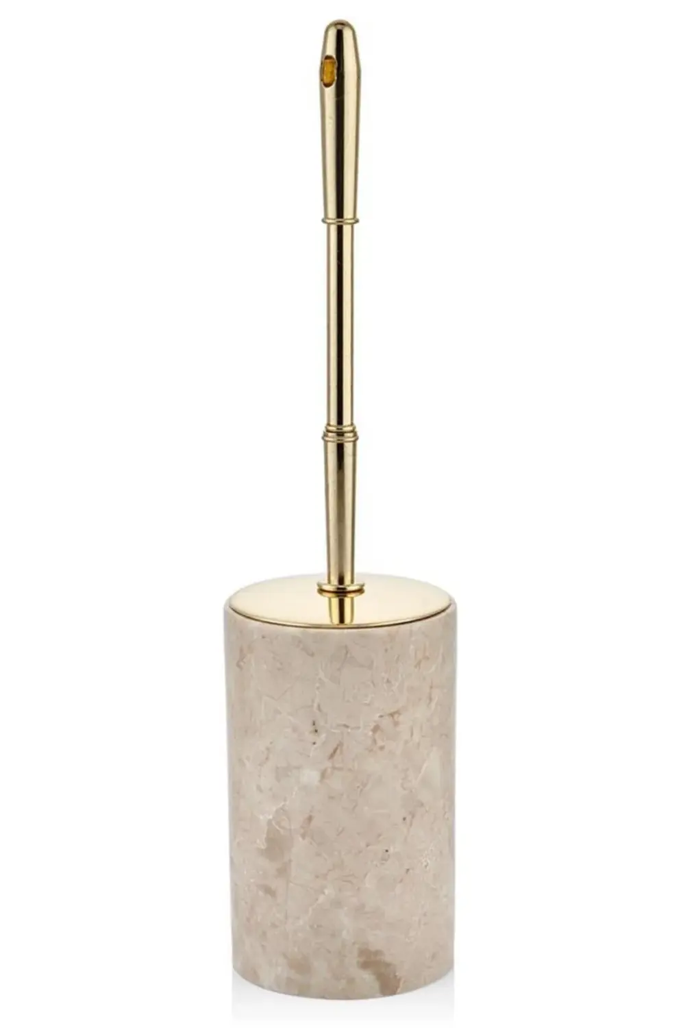 EVZA MERMER BEJ TUVALET FIRÇASI 34CM