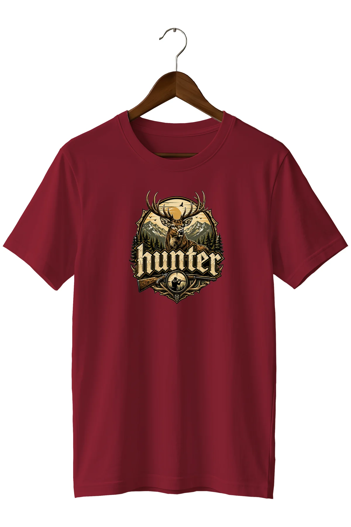 Exclusive Hunter Koleksiyonu Görkemli Geyik Premium Tişört