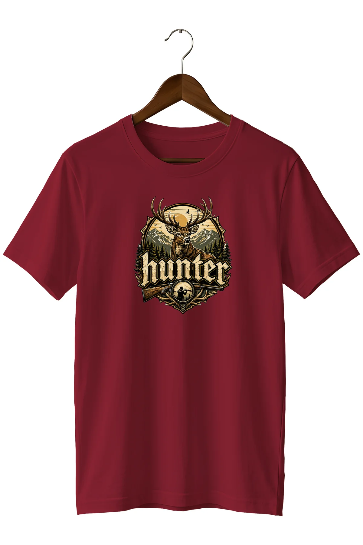 Exclusive Hunter Koleksiyonu Görkemli Geyik Premium Tişört