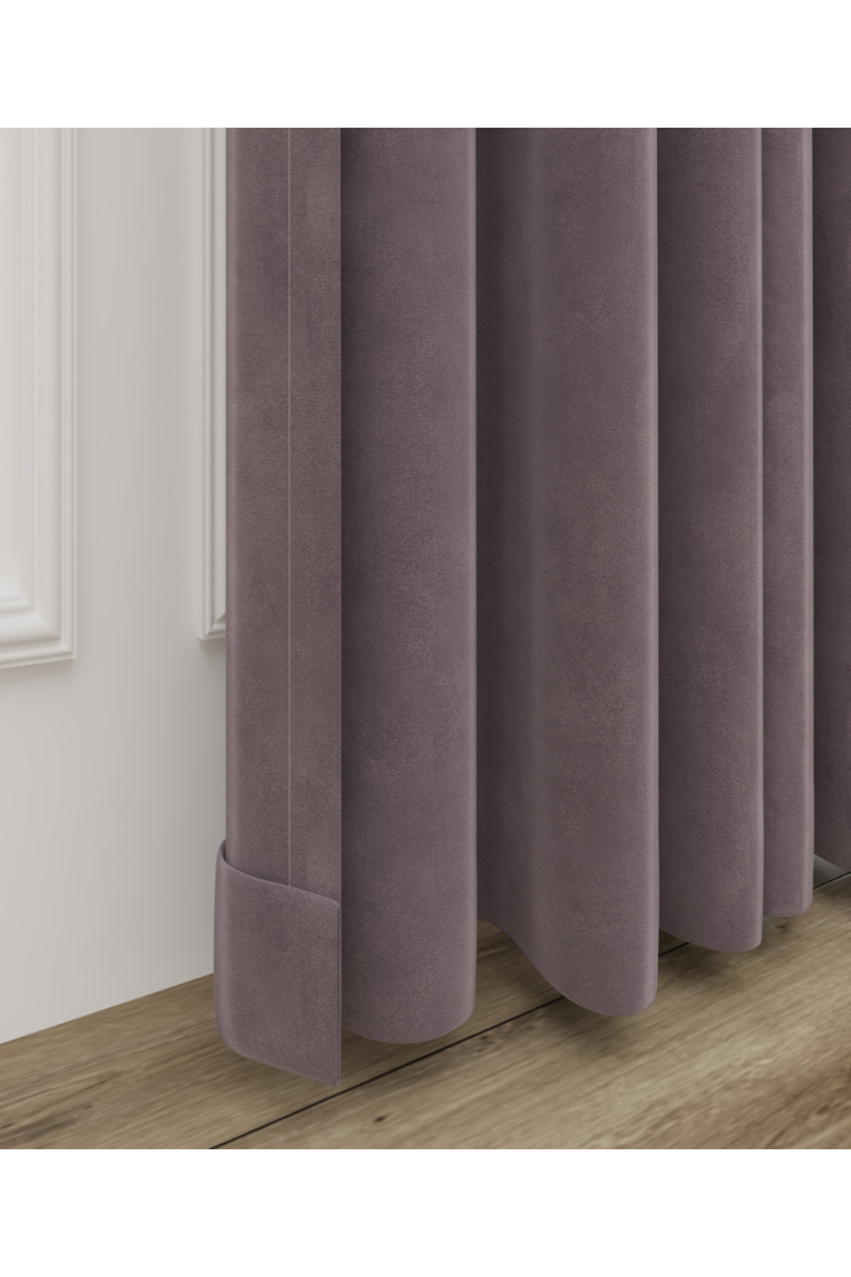 Exculusive Lüx Dokuma Kadife Kumaş Yüksek Kaliteli Fon Perde 1/3 