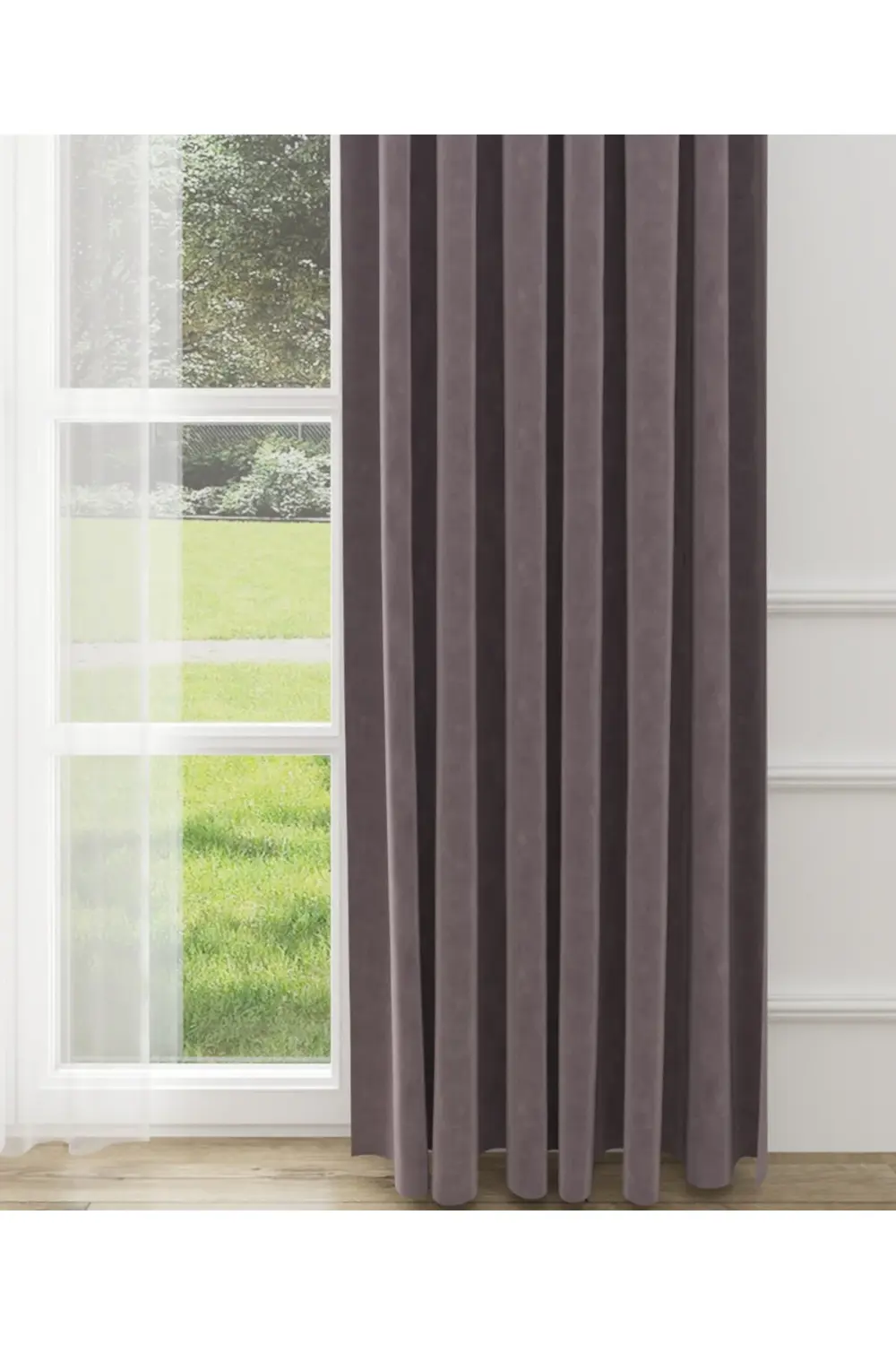 Exculusive Lüx Dokuma Kadife Kumaş Yüksek Kaliteli Fon Perde 1/3