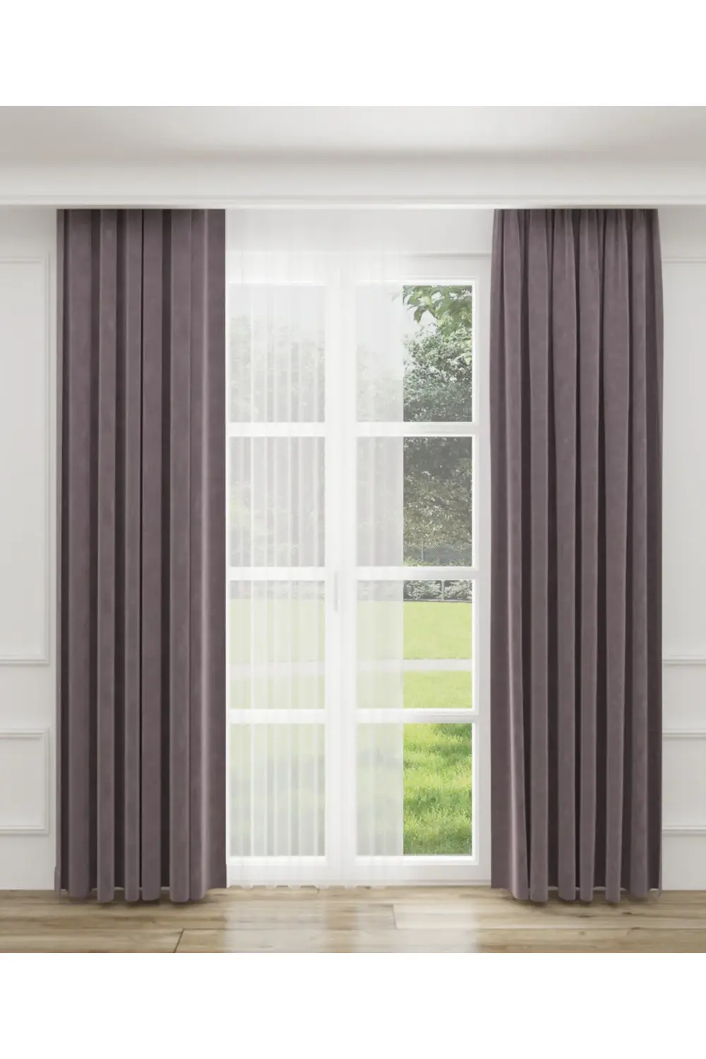 Exculusive Lüx Dokuma Kadife Kumaş Yüksek Kaliteli Fon Perde 1/3