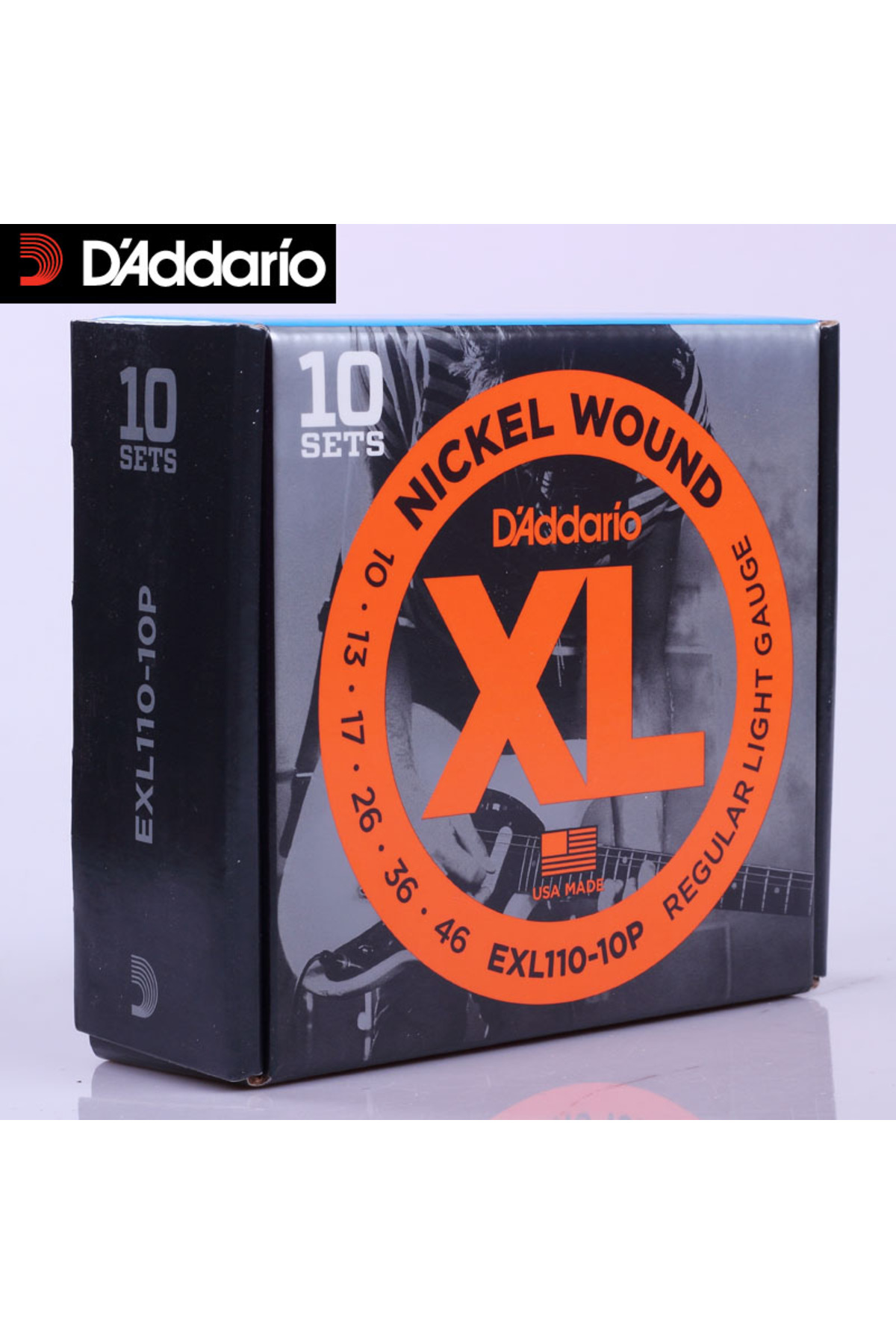 EXL110-10P (10 SET) ELEKTRO GİTAR TEL SETİ, XL, 10-46, NICKEL EXL