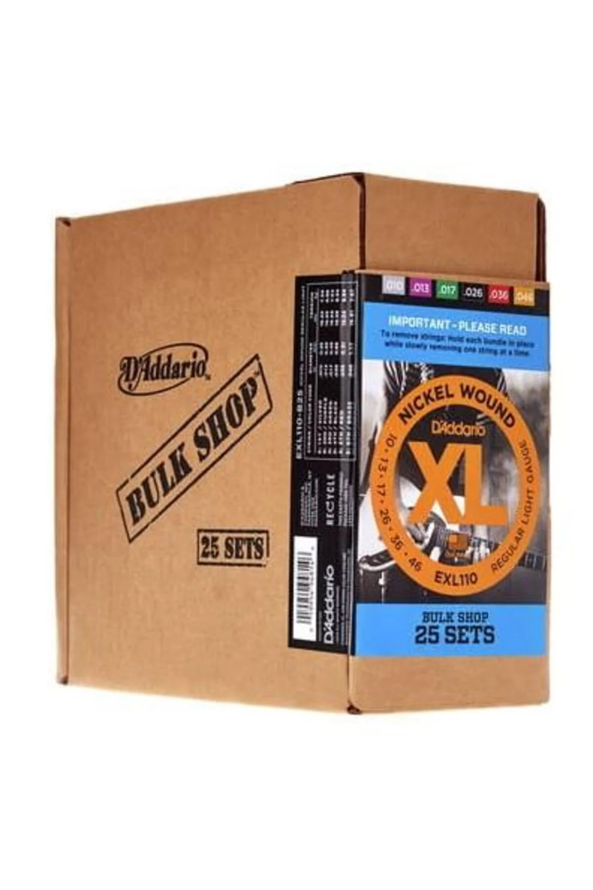 EXL110-B25 (25 SET) ELEKTRO GİTAR TEL SETİ, XL, 10-46, NICKEL - Görsel 2