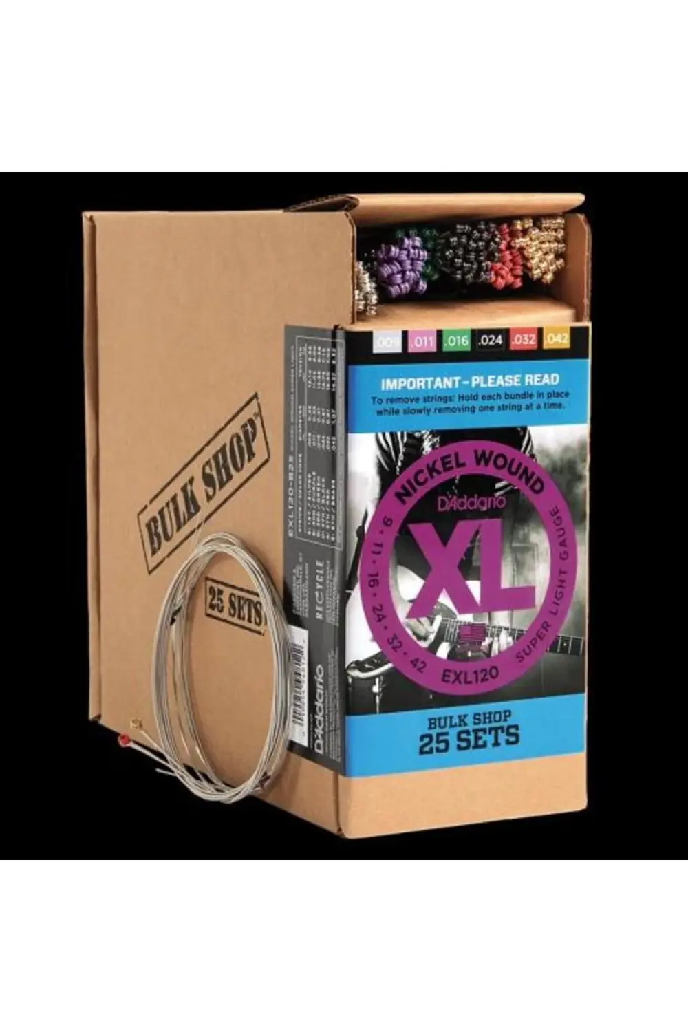 EXL120-B25 (25 SET) ELEKTRO GİTAR TEL SETİ, XL, 9-42, NICKEL 25 C