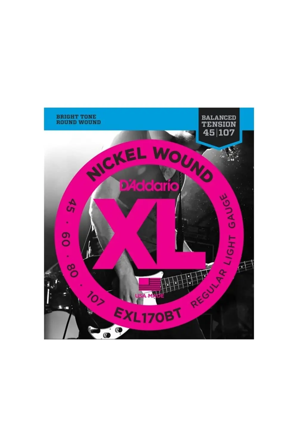 EXL170BT BASS GİTAR TEL SETİ, XL, 45-107, NICKEL