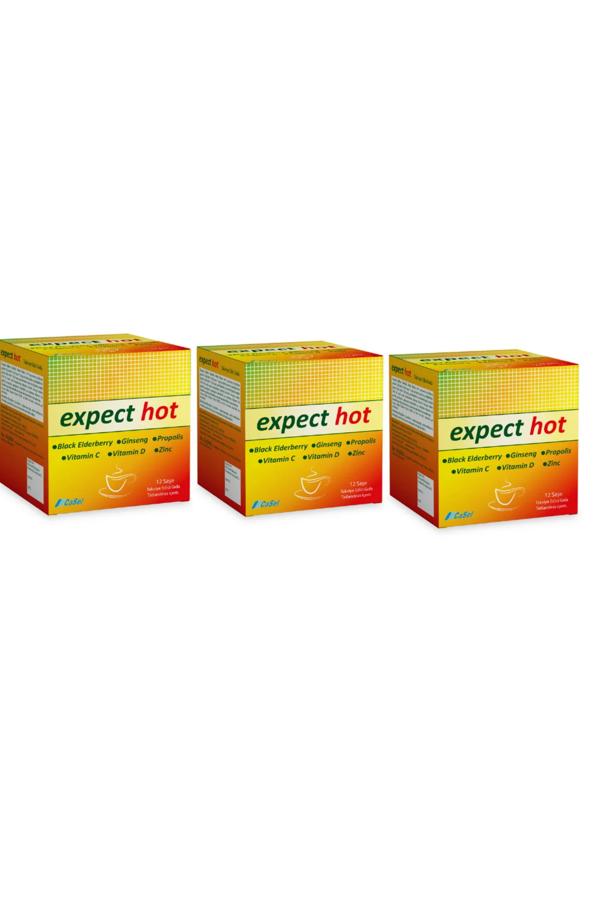 Expect Hot 12 Saşe x 3 ADET