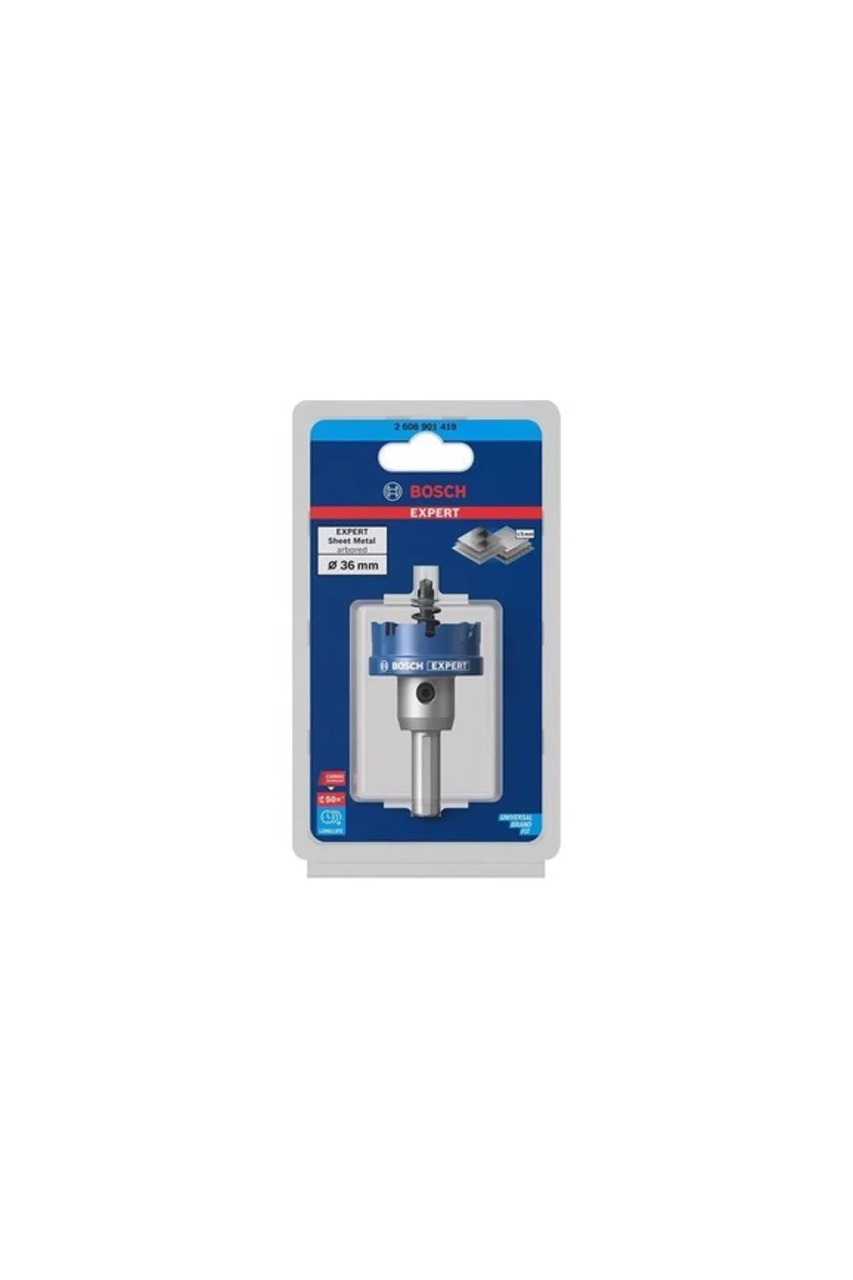 Expert 36 mm Elmaslı Inox Panç Adaptörlü 2608901419i Expert 36 mm Elmaslı Inox Panç Adaptörlü 2608901419i
