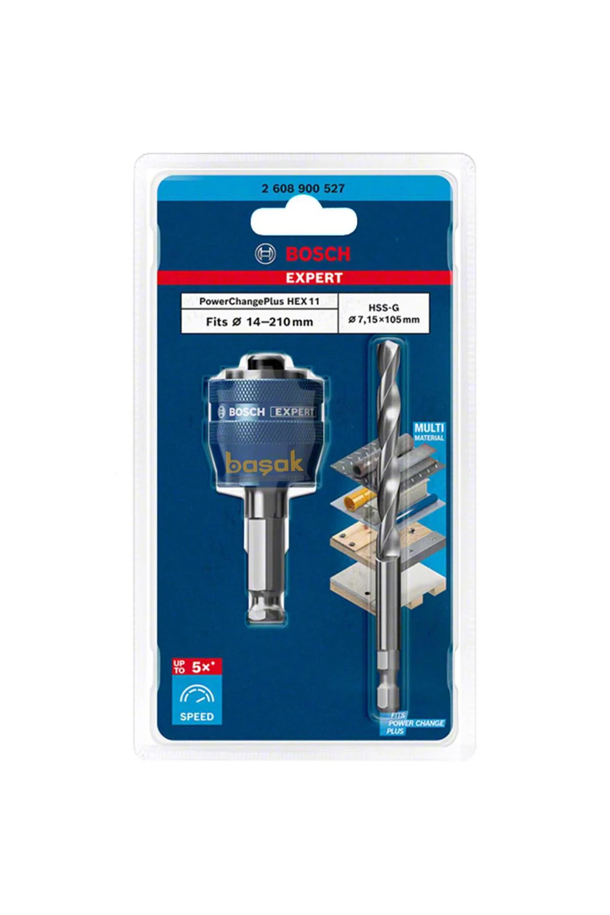 Expert Power Change Plus Delik Açma Testeresi Sistem Adaptörü 11 