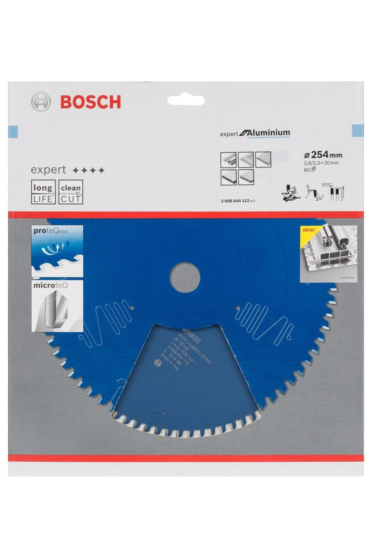 Expert Serisi Alüminyum Için 254*30 Mm 80 Diş Daire Testere Bıçağ