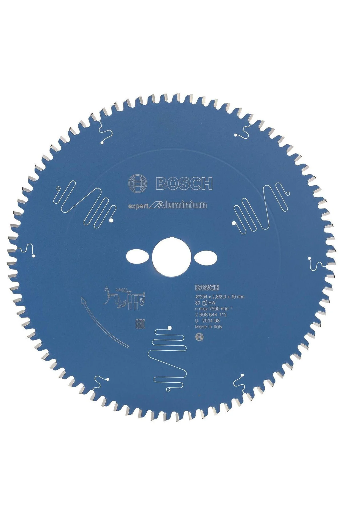 Expert Serisi Alüminyum Için 254*30 Mm 80 Diş Daire Testere Bıçağ