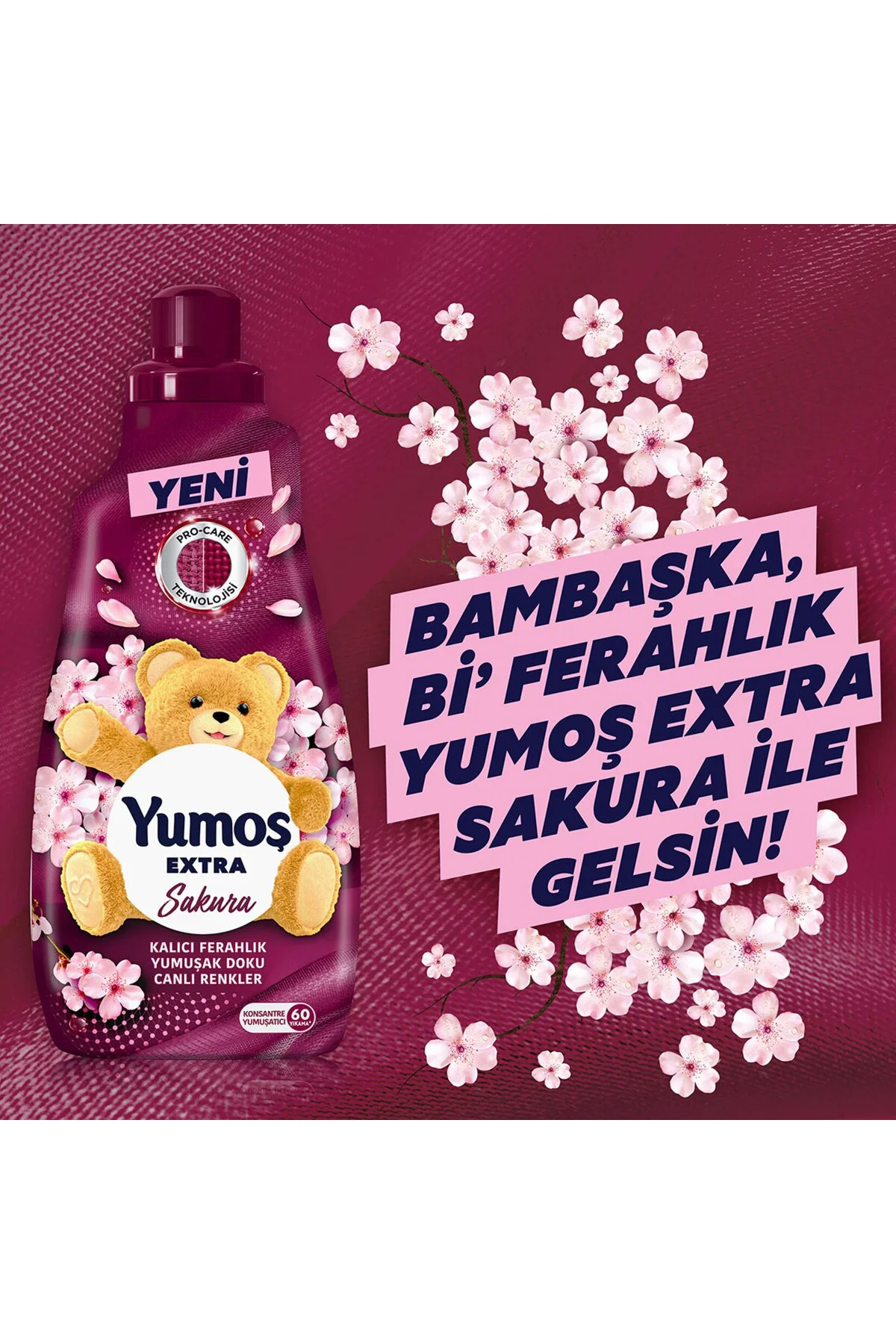 Extra Çamaşır Yumuşatıcı Sakura 1440 ml
