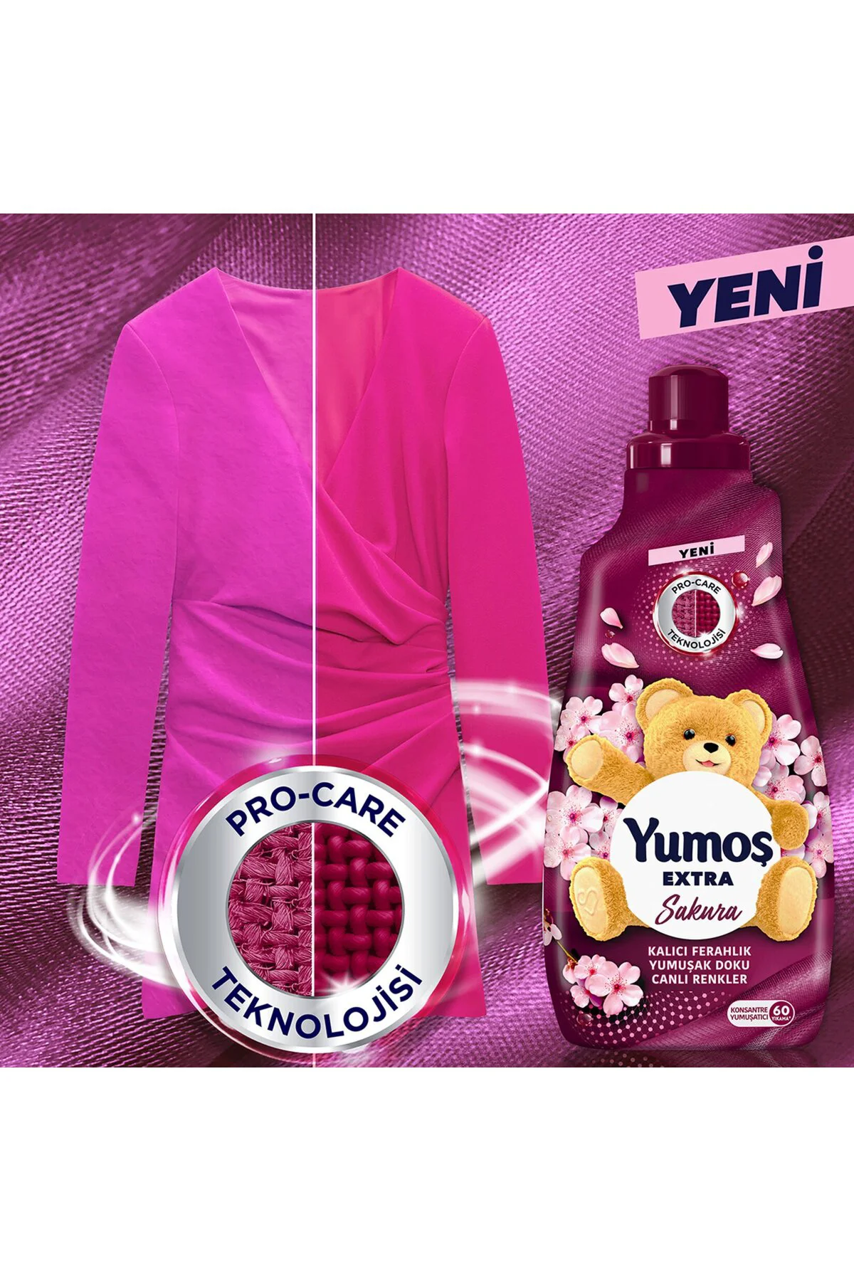 Extra Çamaşır Yumuşatıcı Sakura 1440 ml