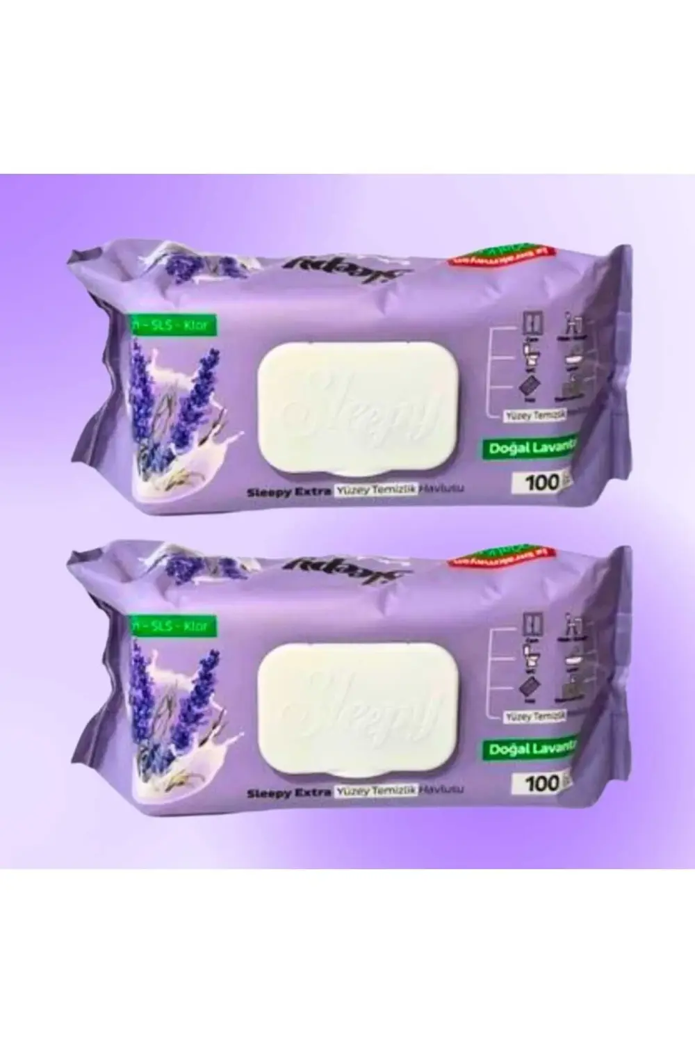 Extra Doğal Lavanta Yağı Yüzey Temizlik Havlusu 100'lü 2x100 200