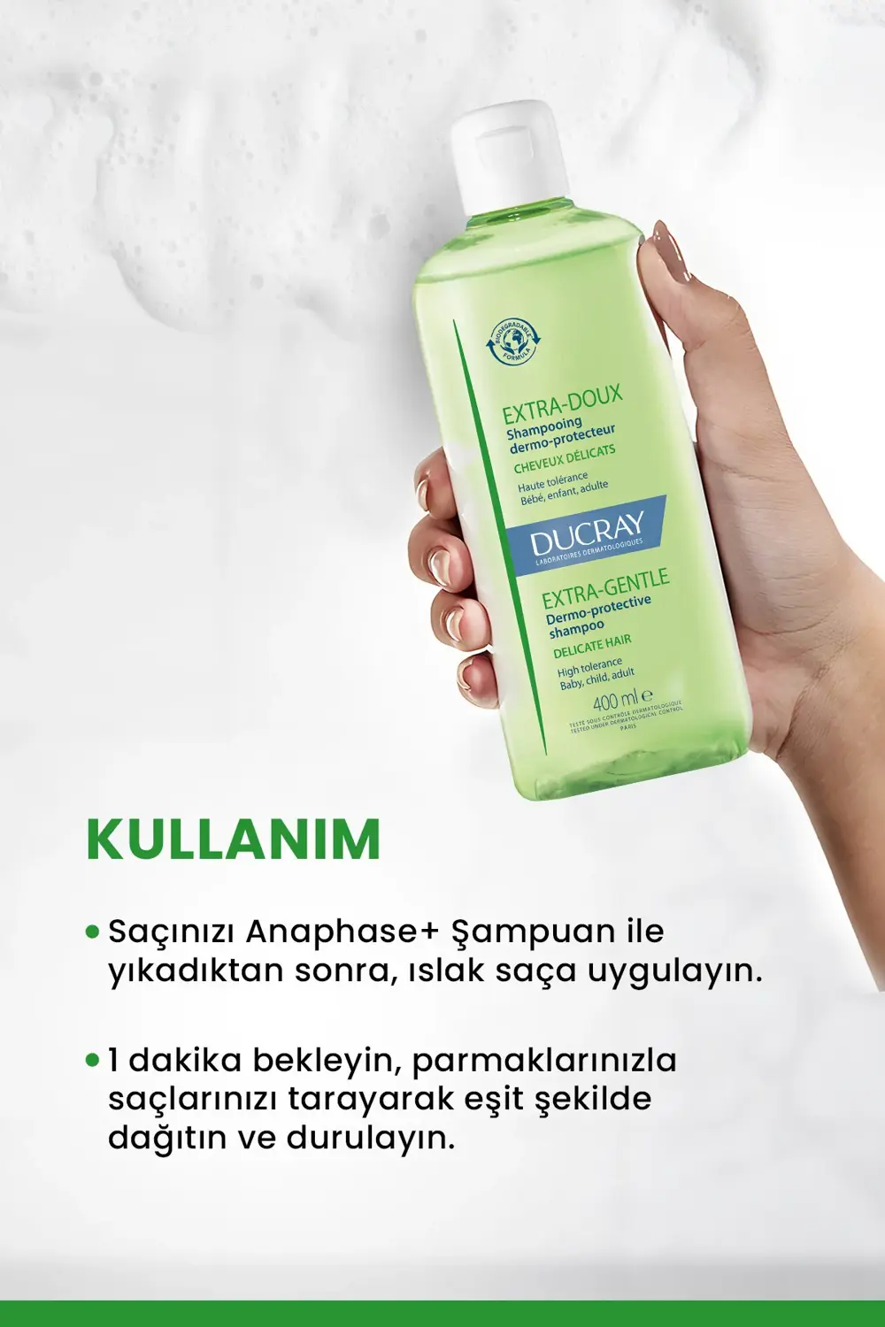 Extra Doux Tüm Aile İçin Günlük Şampuan 400ml
