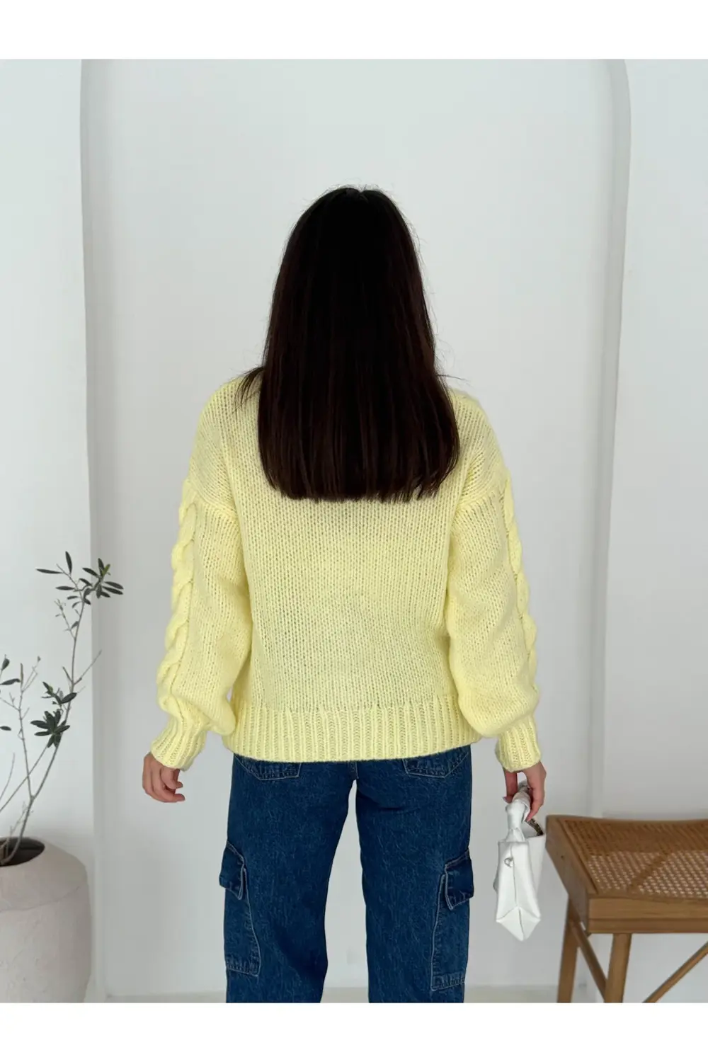 Extra Soft 4 Düğme V Yaka Hırka