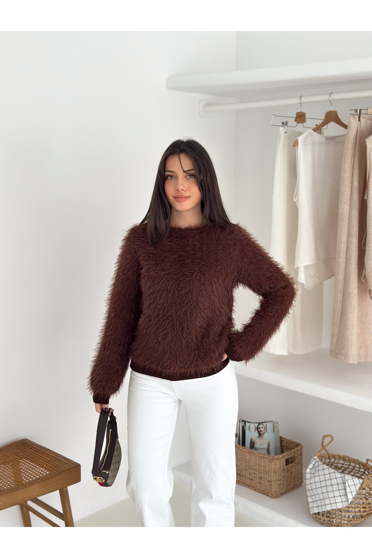 Fiolin Extra Soft Sakallı Triko Kaza