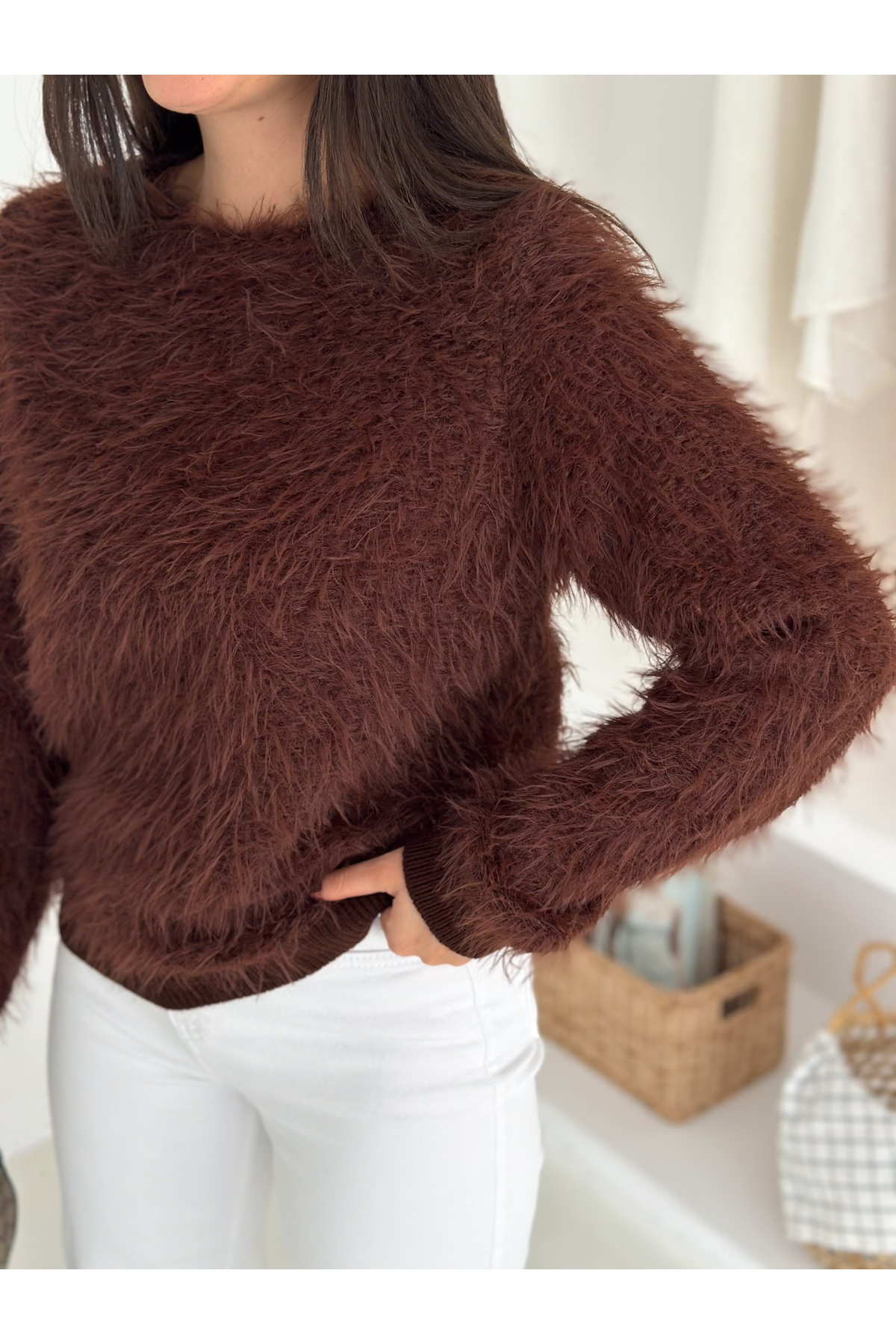 Fiolin Extra Soft Sakallı Triko Kaza