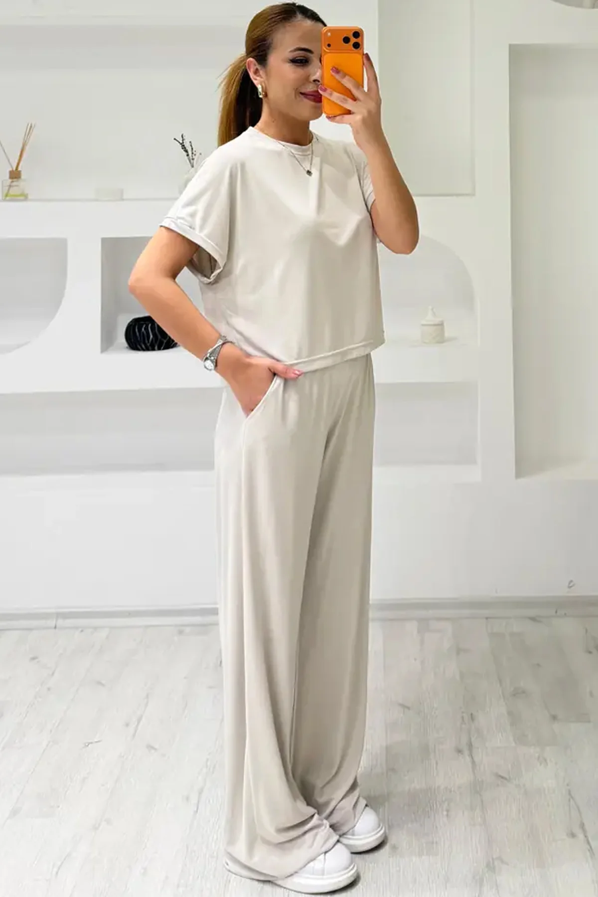 Extra Yumuşak Dokulu Cupralı Modal Takım