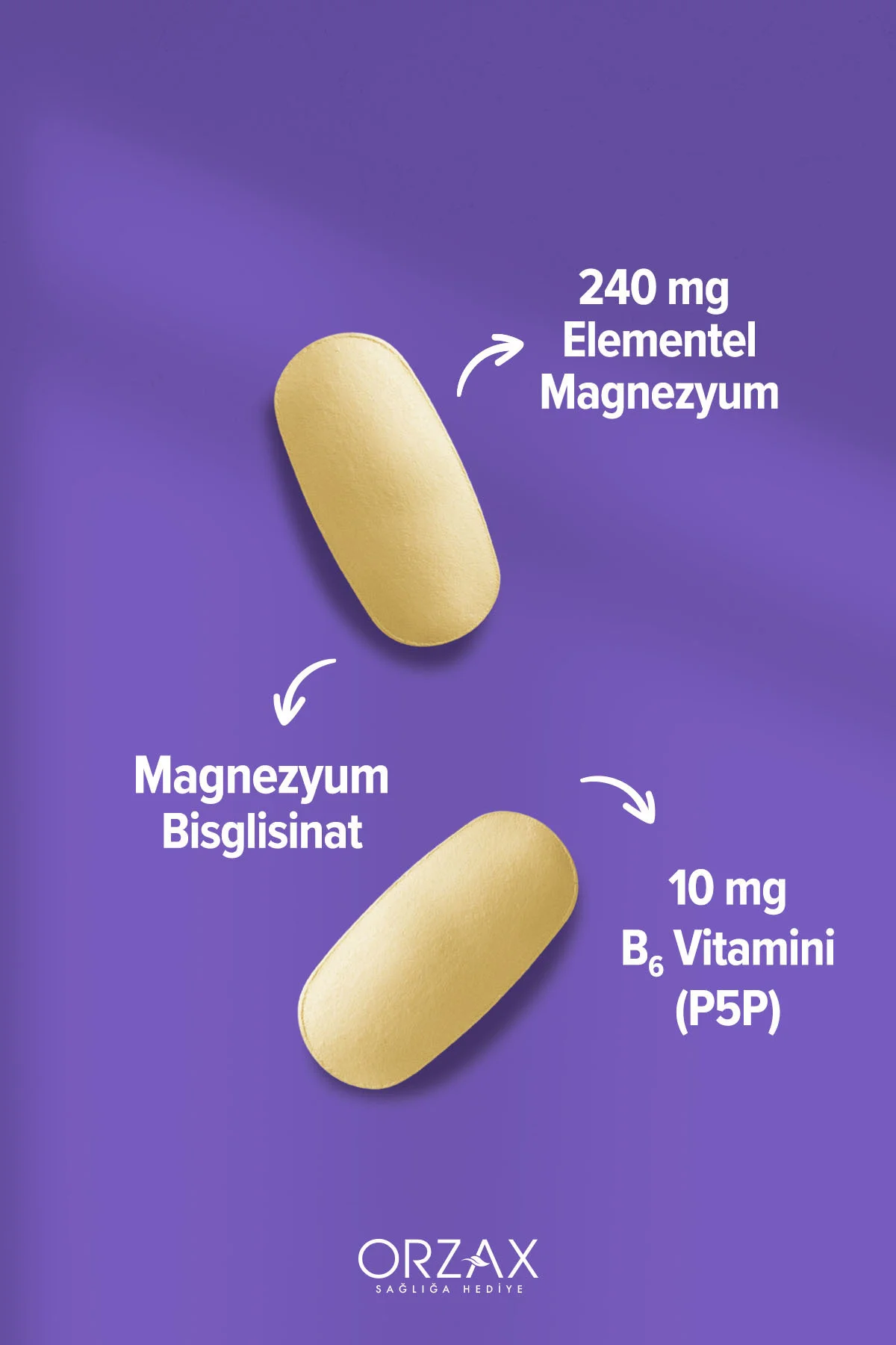 ExtraMag Magnezyum Bisglisinat + P5P 60 Tablet 3 Lü Paket Fiyatı, Yorumları ve Özellikleri