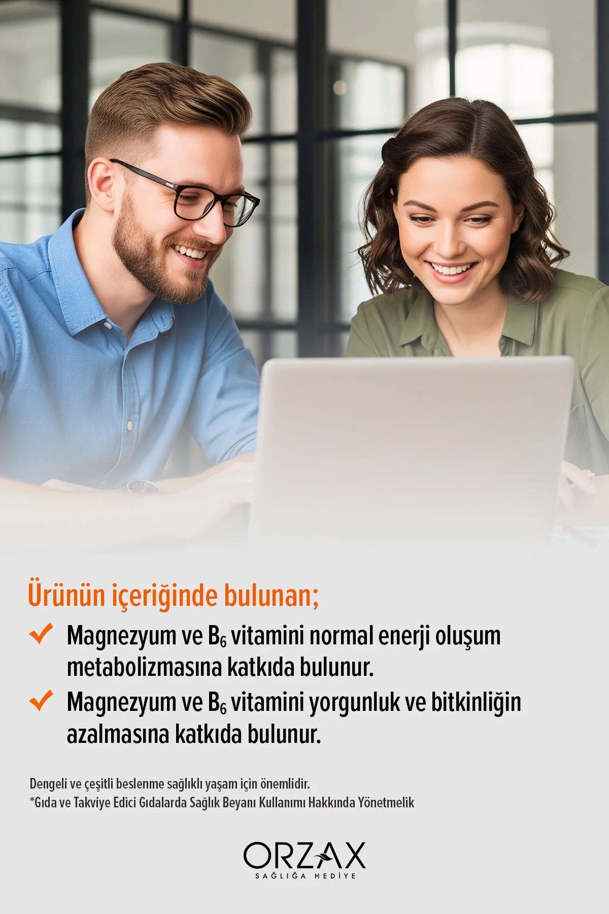 ExtraMag Magnezyum Malat + P5P 60 Tablet