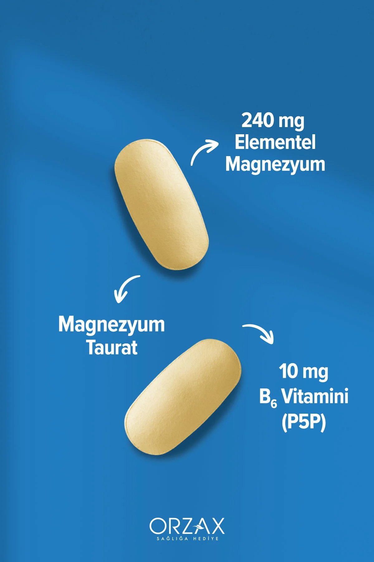ExtraMag Magnezyum Taurat + P5P 60 Tablet