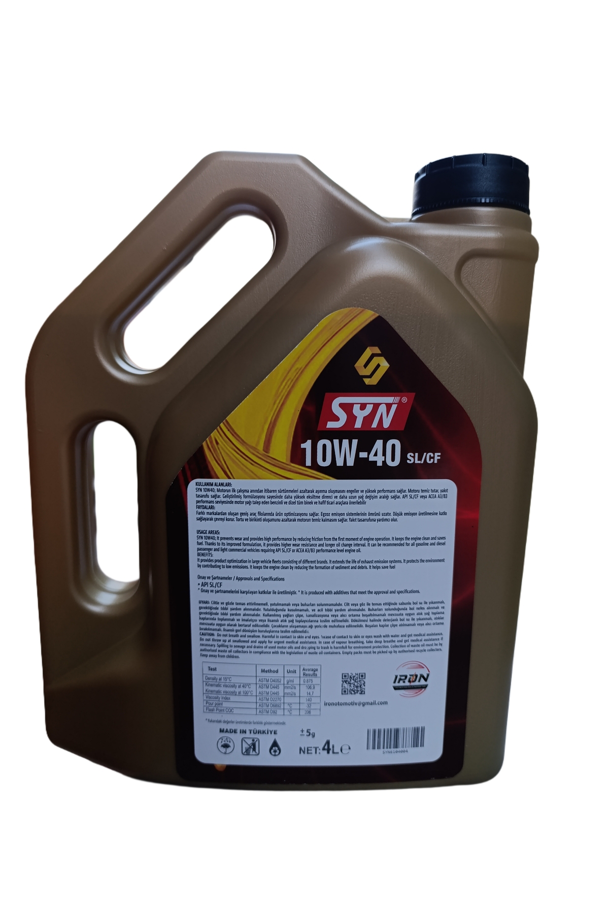 Syn Extreme Engine Power 10W40 4Lt 2024 Uretim