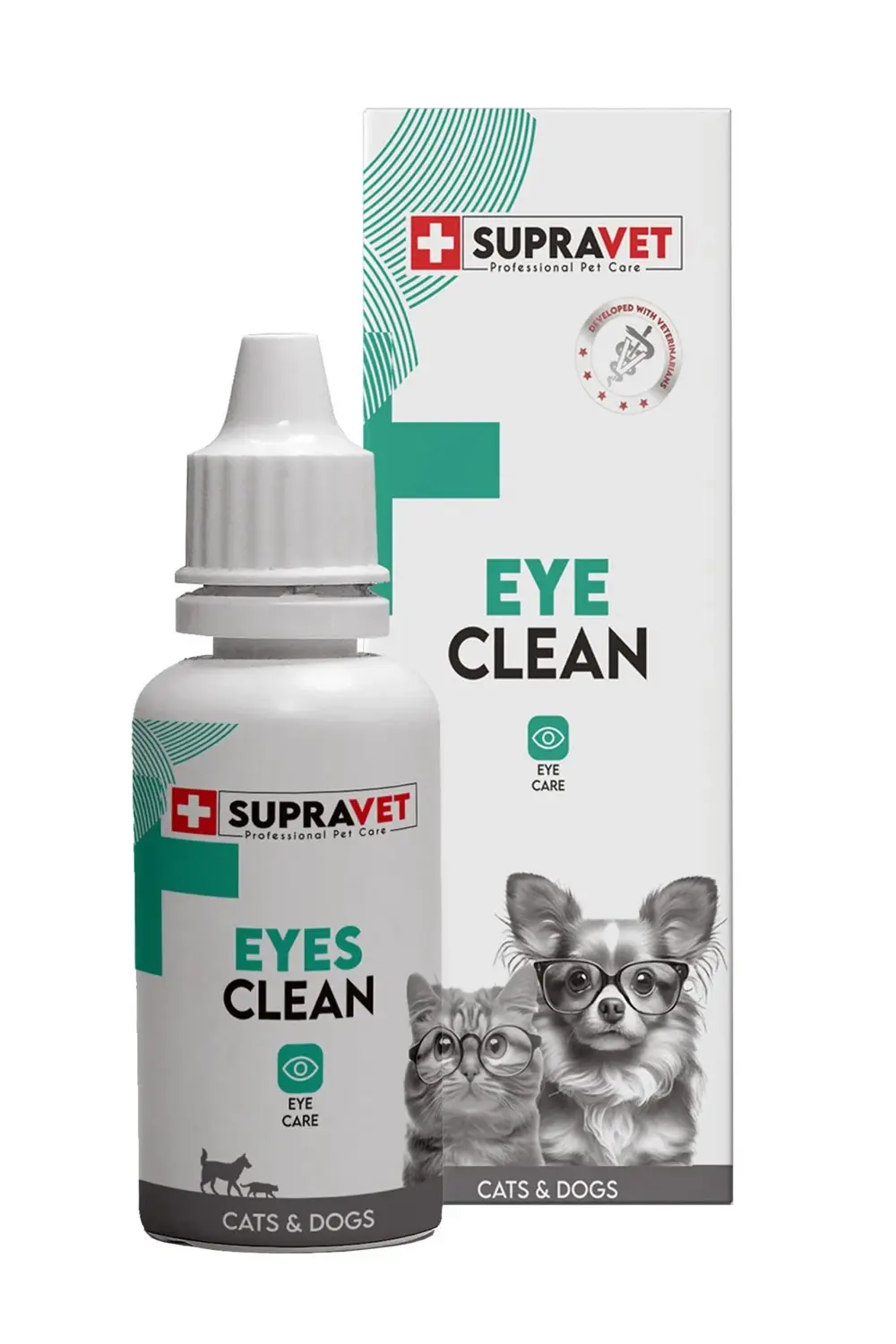 Supravet Eye Clean Kedi Köpek Göz Temizleme Solüsyonu 50 Ml