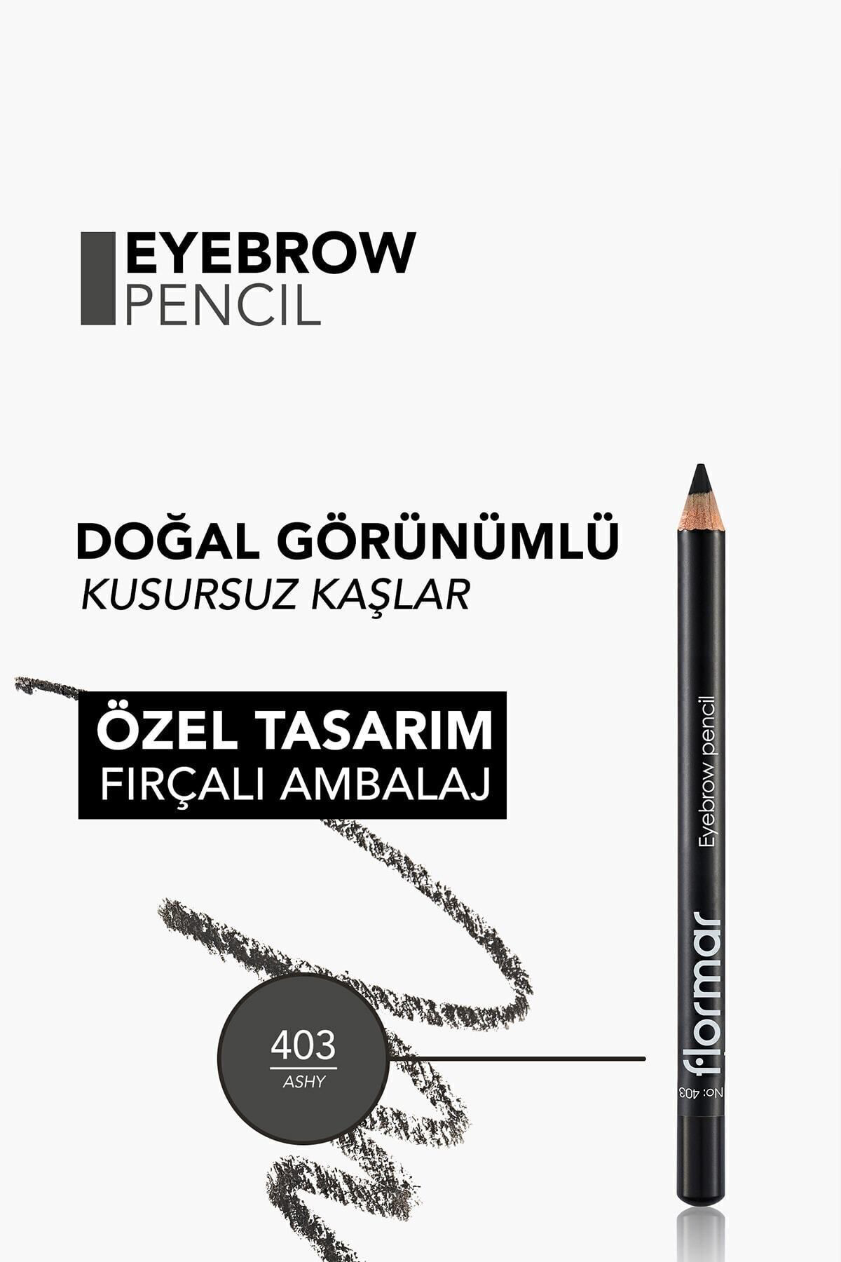Flormar Eyebrow Pencil No: 403 Ashy 8690604109432