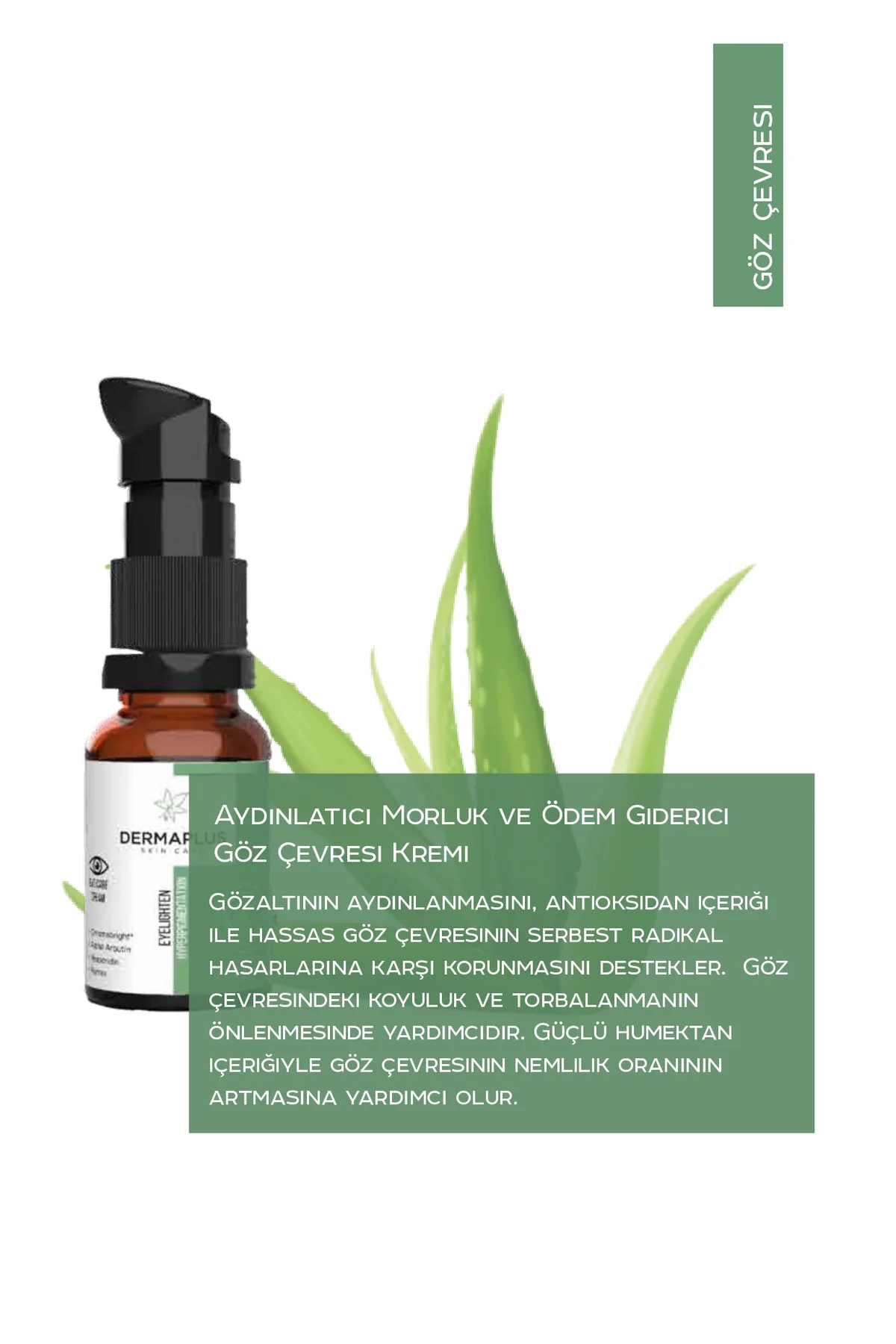 Eyelighten Aydınlatıcı Leke Karşıtı Göz Çevresi Kremi 15 mL