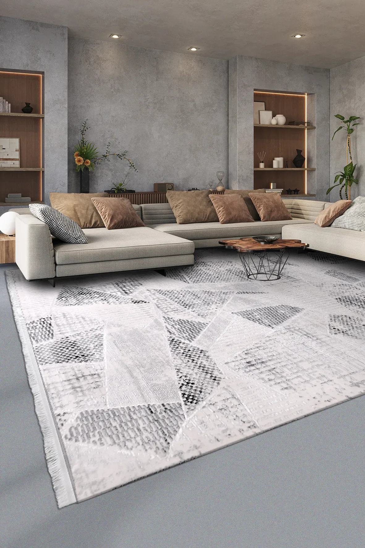 EYNA Model Akrilik Salon Halısı - 576.000 İlmek, Özel Ölçü Seçeneği Fiyatı, Yorumları ve Özellikleri