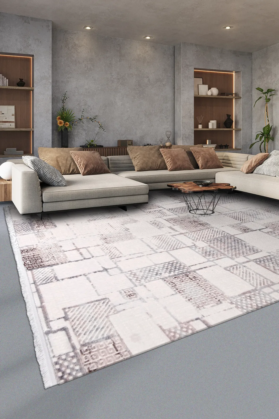 EYNA Model Akrilik Salon Halısı - 576.000 İlmek, Özel Ölçü Seçeneği Fiyatı, Yorumları ve Özellikleri