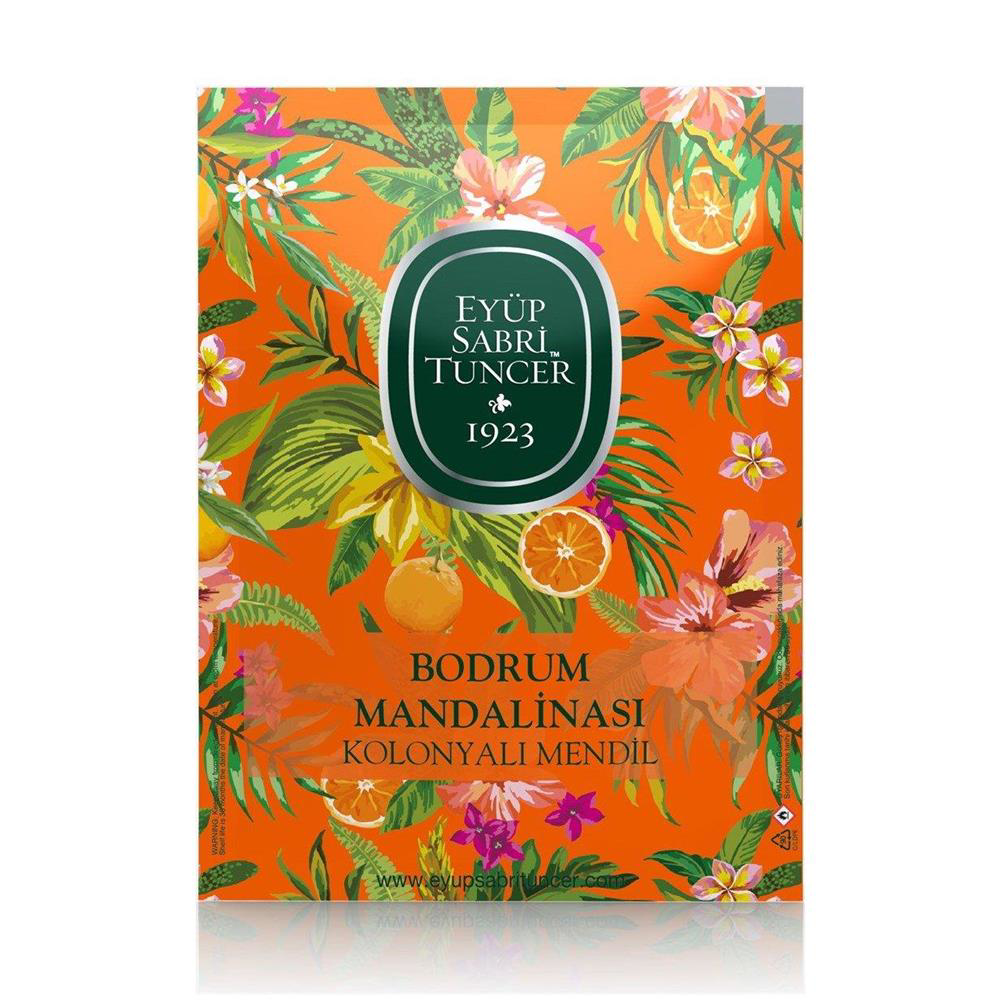 Eyüp Sabri Tuncer 50li Mendil Bodrum Mandalinası Kolonyalı  (9,3 