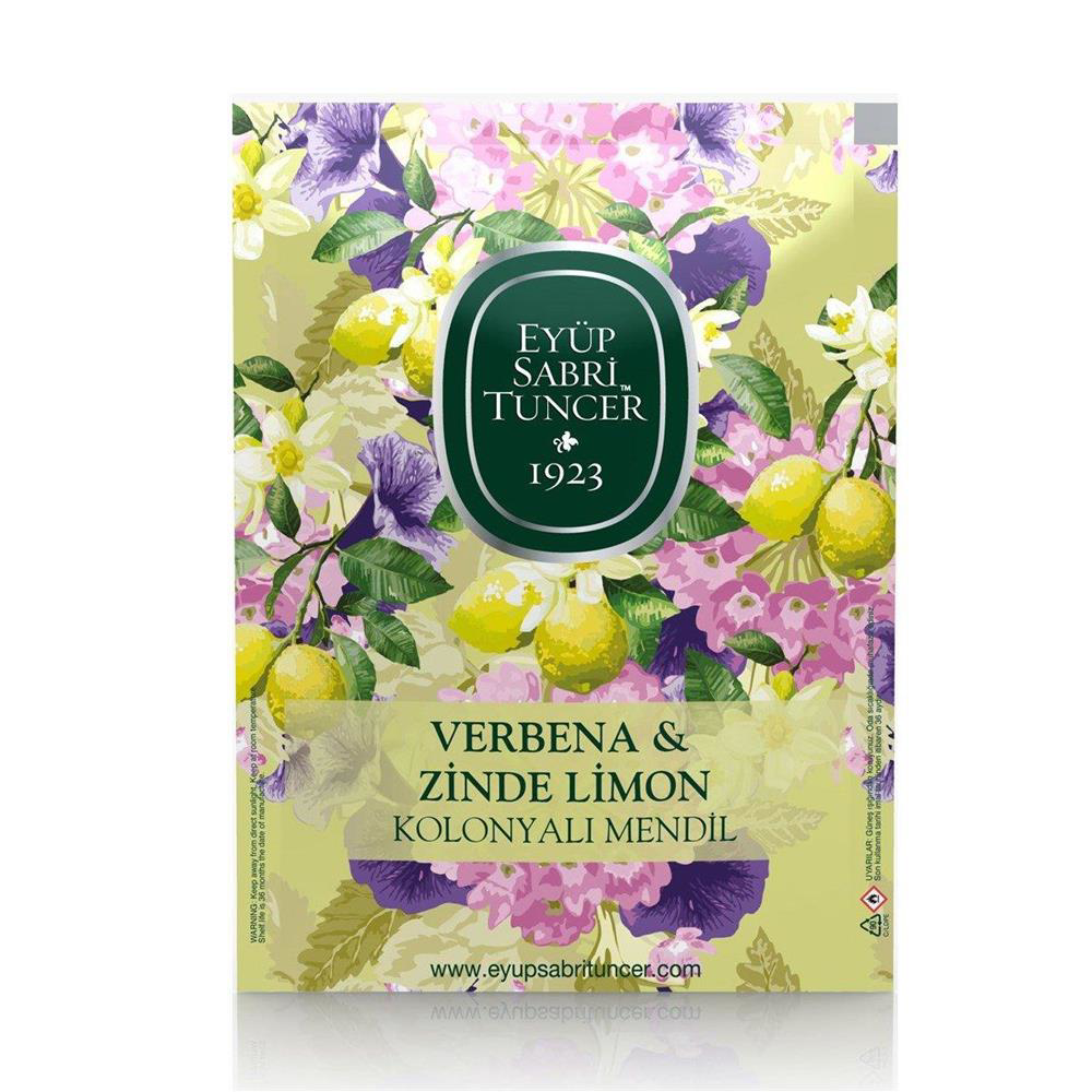 Eyüp Sabri Tuncer 50li Mendil Verbena Kolonyalı  (9,3 x 12,5) Doy