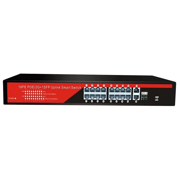 EZ-16PSF-SFP 16PORT 16FE+2GE+1SFP GIGABIT POE SWITCH 240W EZ-16PSF-SFP 16PORT 16FE+2GE+1SFP GIGABIT POE SWITCH 240W