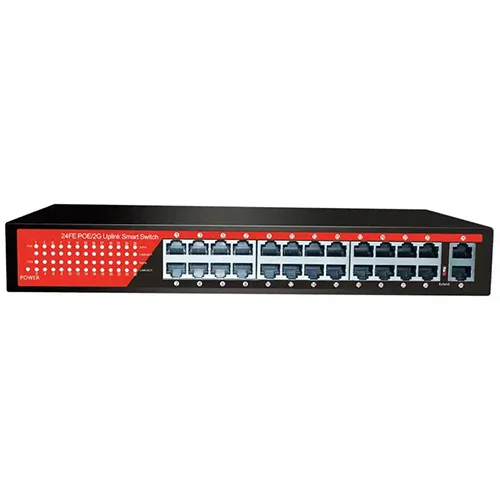 EZ-24PSF 24xFE+2xGE YÖNETİLEMEZ POE SWİTCH (320 WATT)