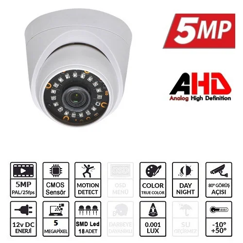 ez-5025hd 5mp 3.6mm 18smd ahd dome ez-5025hd 5mp 3.6mm 18smd ahd dome
