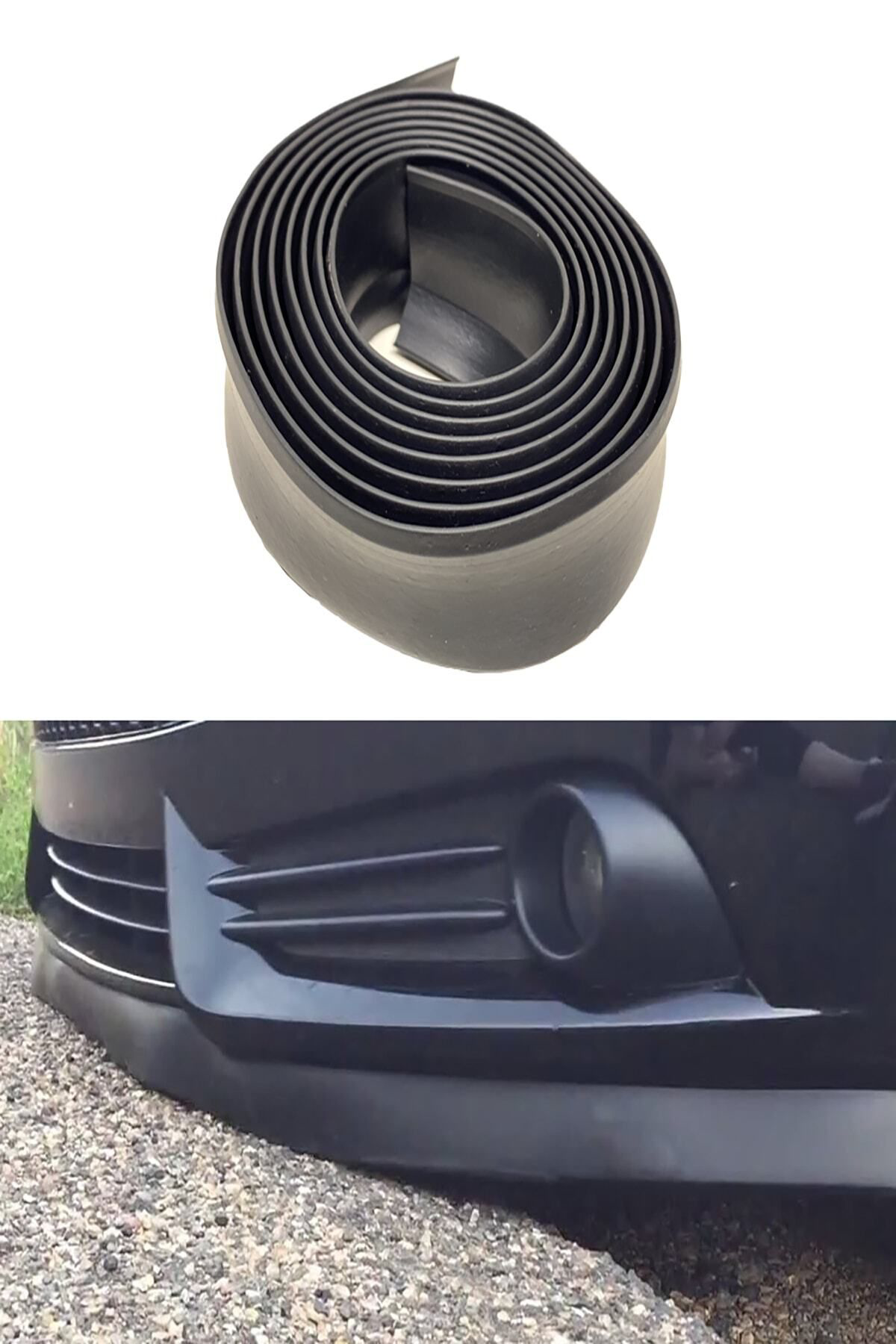Nice Shop Ez Lip Her Araca Uyumlu Siyah Ön Tampon Koruyucu Tampon Dili Tampon Spoiler