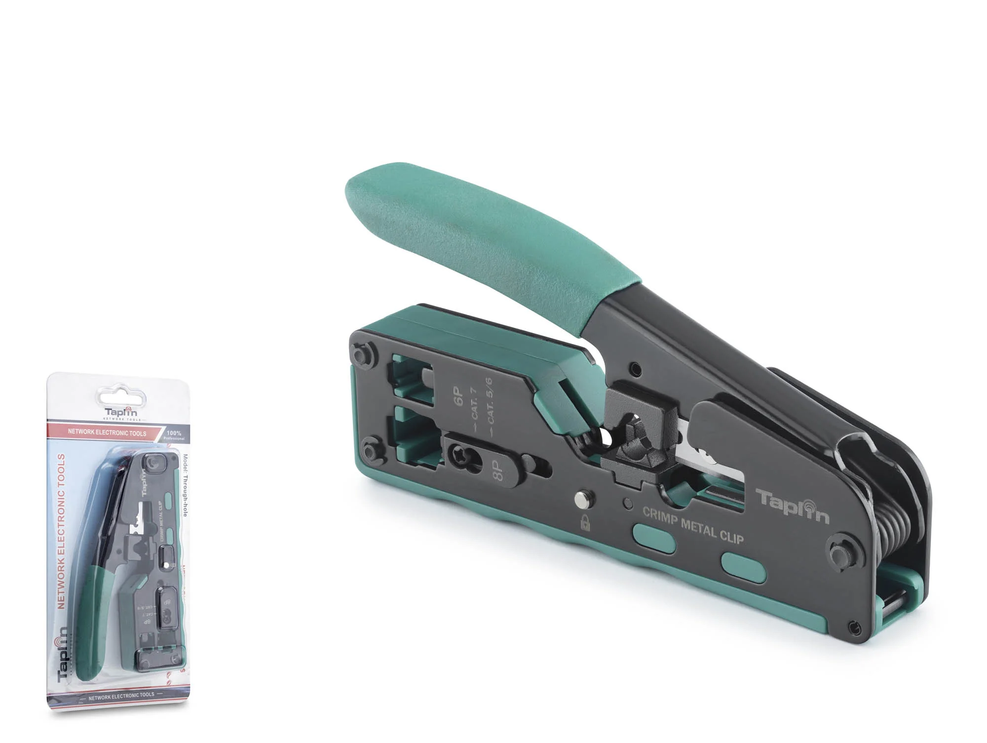 Ez Rj45 Network Sıkma Pensesi Cat6 Cat7 Yeşil Kırmızı TK812