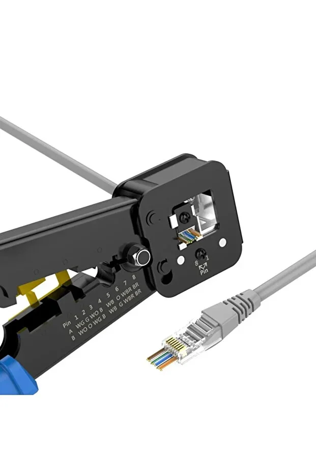 Ez Rj45 Rj11 Rj12 Cat5 Cat6 Yeni Nesil Konnektör Pense Çok Fonksiyonlu Ergonomik Kolay Sıkma Pensesi Fiyatı, Yorumları ve Özellikleri