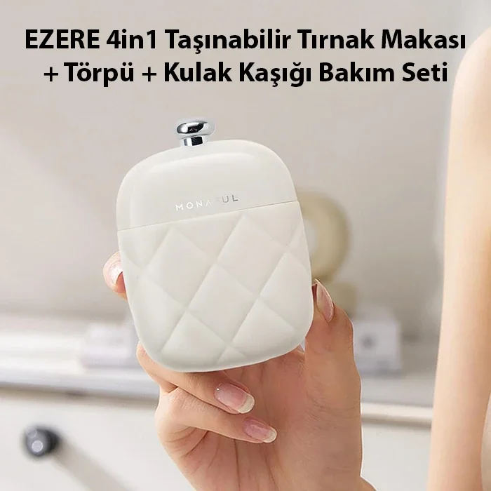 EZERE 4in1 Taşınabilir Tırnak Makası + Törpü + Kulak Kaşığı Bakım Seti-1852 Fiyatı, Yorumları ve Özellikleri