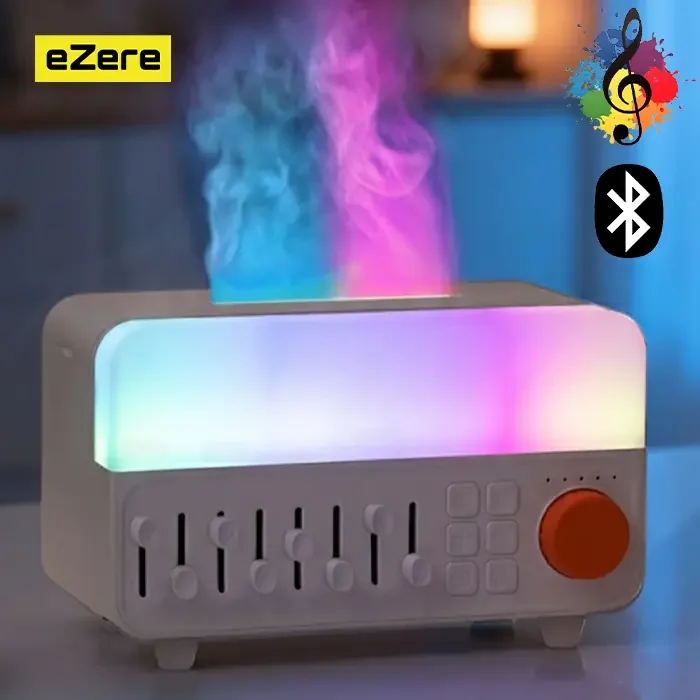 Ezere A14 Bluetooth Hoparlörlü Alev Efektli 8 Sesli Renkli Alev Görünümlü Aromaterapi Difüzörü Ultrasonik Hava Nemlendici-1852 Ezere A14 Bluetooth Hoparlörlü Alev Efektli 8 Sesli Renkli Alev Görünümlü Aromaterapi Difüzörü Ultrasonik Hava Nemlendici-1852