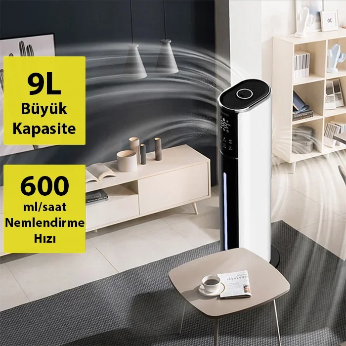EZERE AquaPure MNS-A09 Ultrasonik Hava Nemlendirici-1852 EZERE AquaPure MNS-A09 Ultrasonik Hava Nemlendirici-1852