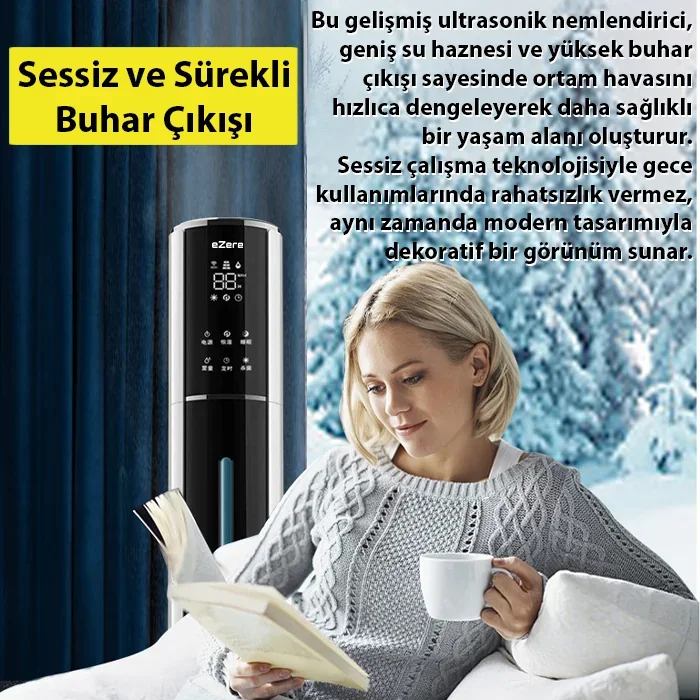 EZERE AquaPure MNS-A09 Ultrasonik Hava Nemlendirici-1852 EZERE AquaPure MNS-A09 Ultrasonik Hava Nemlendirici-1852