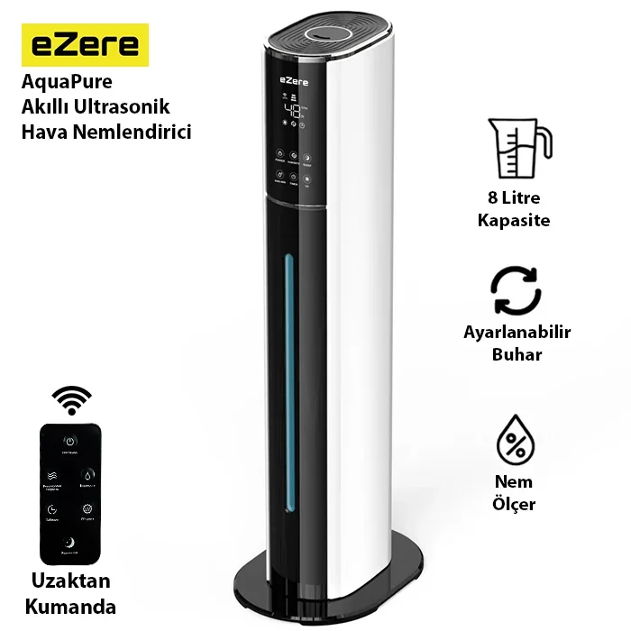 EZERE AquaPure MNS-A09 Ultrasonik Hava Nemlendirici-1852 EZERE AquaPure MNS-A09 Ultrasonik Hava Nemlendirici-1852