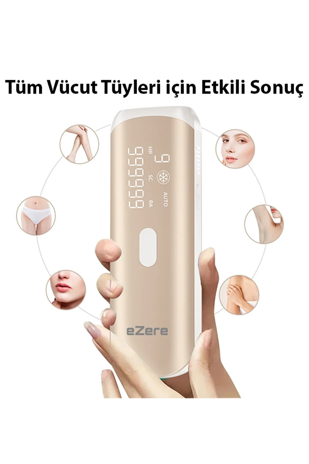EZERE IPL Buz Lazer Epilasyon 999.999 Atim Otomatik/manuel Dokunmatik Ekran Agrisiz Vücut Yüz Cihazi-1852 Fiyatı, Yorumları ve Özellikleri
